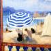 Cannes, Blue Parasol and Tents